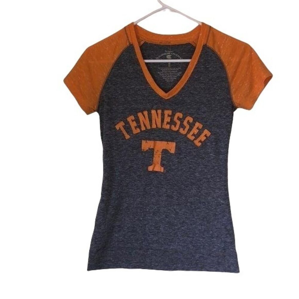 University of Tennessee Tee Small Orange Grey